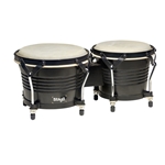 Stagg Latin Wood Bongos Black