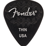 Fender 351 Shape Picks Black, Thin (6)