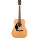 Fender CD-60S Left Hand Dreadnought Acoustic Guitar Natural