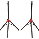 Fender Compact Speaker Stands with Bag, Black