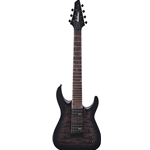 Jackson JS Series Dinky Arch Top JS22Q-7-string  Transparent Black Burst Electric Guitar