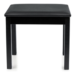 Frame Works Deluxe Wooden Piano Bench In Black