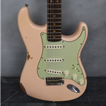Fender Custom Shop Limited Edition '63 Stratocaster Relic Super Faded Aged Shell Pink Electric Guitar