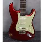 Fender Custom Shop Limited Edition '63 Stratocaster Aged Candy Apple Red Electric Guitar