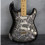 Fender Custom Shop Limited Edition 69 Black Paisley Strat Relic Electric Guitar