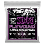 Ernie Ball Power Slinky Flatwound Electric Guitar Strings 11-48