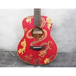 Taylor GS Mini-e Special Edition,Dragon, Colorful Acoustic Electric Guitar