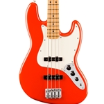 Fender Player II Jazz Bass Coral Red Electric Bass Guitar