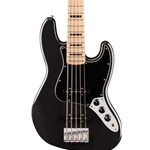 Squier Affinity Series Active Jazz Bass V Black Metallic Electric Bass