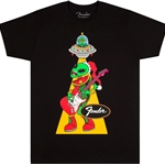 Fender Ugly Christmas Tee Alien, Blk, L