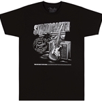 Fender Stratocaster 70th Anniversary,  Tee, Black, L