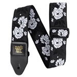 Ernie Ball Classic Jacquard Guitar Strap Vanilla Rose