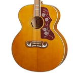 Epiphone J-200 Fishman Acoustic Electric Guitar Aged Antique Natural Gloss