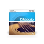 D'Addario EJ38 Light 12-String Acoustic Guitar Strings .010-.047