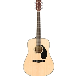 Fender CD-60S Dreadnought, Walnut Fingerboard, Natural Acoustic Guitar