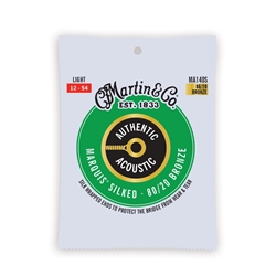 Martin MA140S Marquis Silked Phosphor Bronze Acoustic Guitar Strings Light 12-54