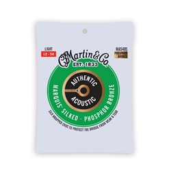Martin MA540S Marquis Phosphor Bronze Silked Acoustic Guitar Strings Light 12-54