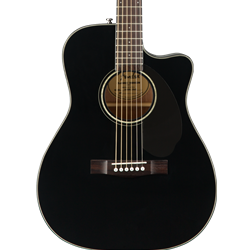 Fender CC-60SCE Concert Black Acoustic Electric Guitar