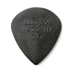Dunlop Ultex Jazz III Picks 2.0mm 6 Pack 427-200