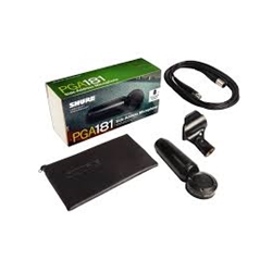 Shure PGA-181 Side-address cardioid condenser microphone - XLR-XLR cable