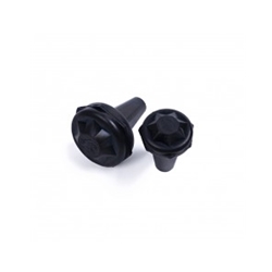 ABC Black Baton Caps