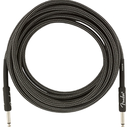 Fender Professional Series Instrument Cable, 15', Gray Tweed