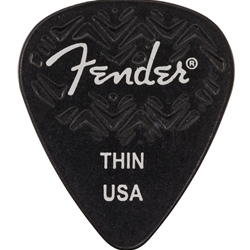 Fender 351 Shape Picks Black, Thin (6)