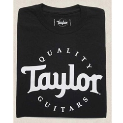 Taylor Basic Black Logo T-Shirt - Large