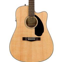 Fender CD-60SCE Dreadnought  Natural Acoustic Electric Guitar