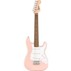 Squier Mini Stratocaster, Laurel Fingerboard, Shell Pink Electric Guitar