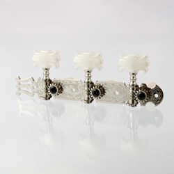 All Parts TK-0124-001 Nickel Classical Tuner Set with Butterfly Buttons