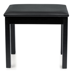 Frame Works Deluxe Wooden Piano Bench In Black