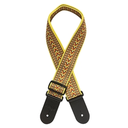 Stagg Woven cotton guitar strap with rafter pattern