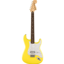 Fender Limited Edition Tom Delonge Stratocaster Graffiti Yellow Electric Guitar