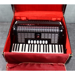 Hohner Thirty FS 41-Treble Key / 120-Bass Note German Accordian with Hardcase Preowned