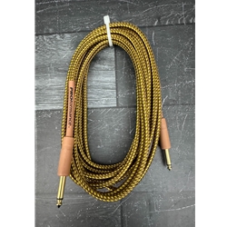 ProFormance LCH-20 20ft Cloth Covered Instrument Cable Tweed