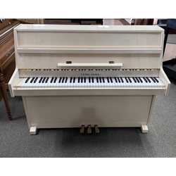 Young Chang E101 Continental Piano Polised White Pre-Owned