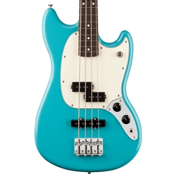 Fender Player II Mustang Bass PJ Aquatone Blue Electric Bass Guitar