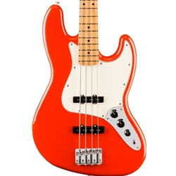 Fender Player II Jazz Bass Coral Red Electric Bass Guitar