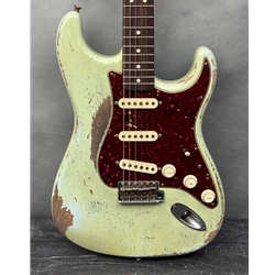 Fender Custom Shop Masterbuilt Greg Fessler '63 Stratocaster Relic Super Aged Daphne Blue Electric Guitar