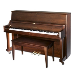 Yamaha P22 45" Upright Professional Collection Piano Satin American Walnut