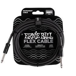 Ernie Ball Flex 10ft Instrument Cable Black