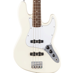 Fender Standard Jazz Bass Electric Bass Guitar Olympic White