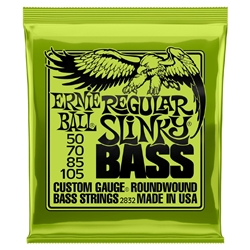 Ernie Ball 2832 Regular Slinky Nickel Wound Electric Bass Guitar Strings 50-105