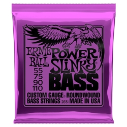 Ernie Ball 2831 Power Slinky Nickel Wound Electric Bass Strings 55-110