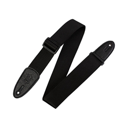 Levy's M8-BLK Black Poly Guitar Strap